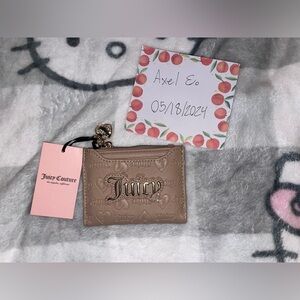 Juicy Couture Cafe Upgrade Bifold Wallet with Pullout Card Case BNWT